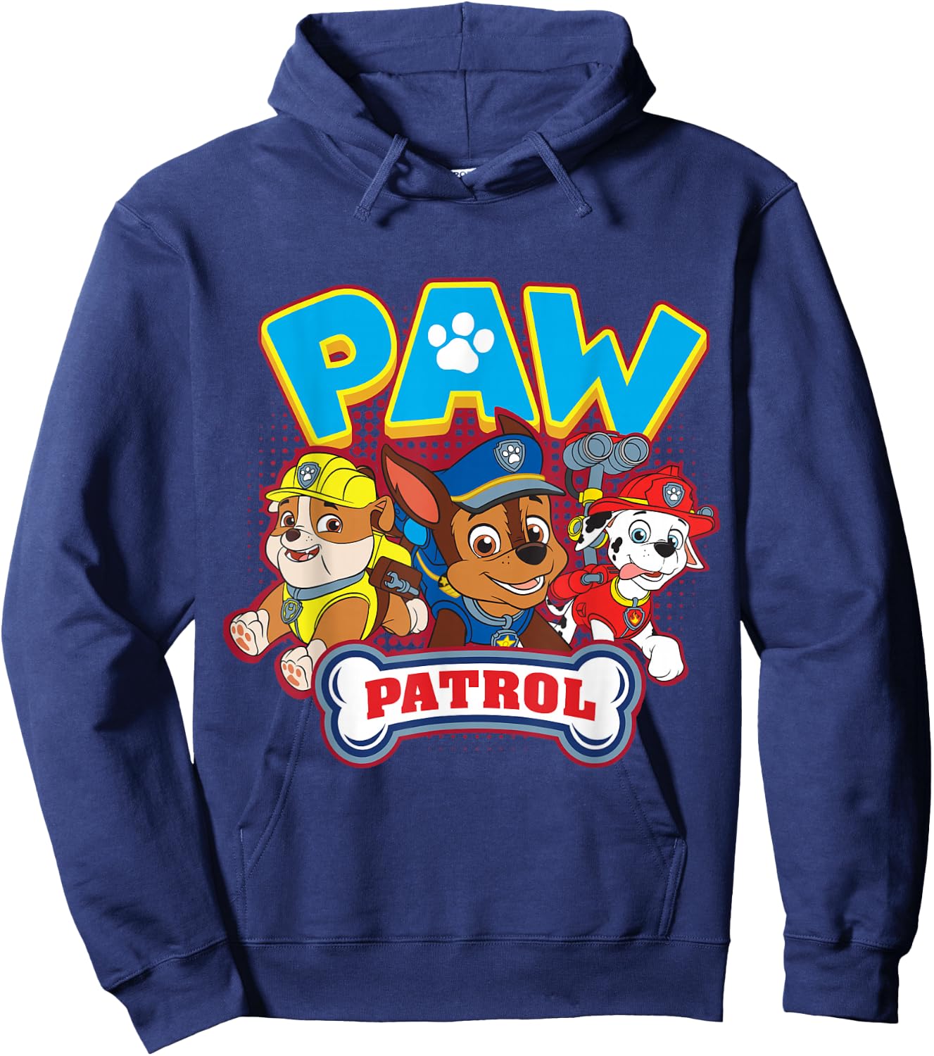 Chase, Rubble, & Marshall Paw Patrol Hoodie - Hoodie | Navy