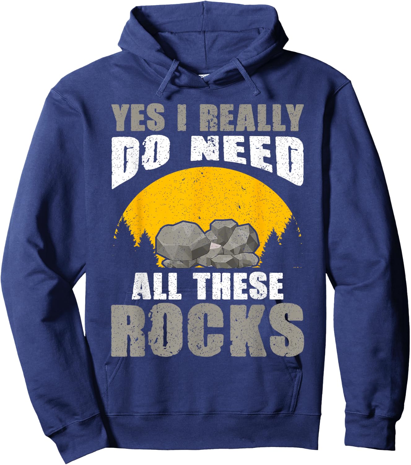 Rock Collecting Rock Collector Geology Geologist Hoodie - Hoodie | Navy