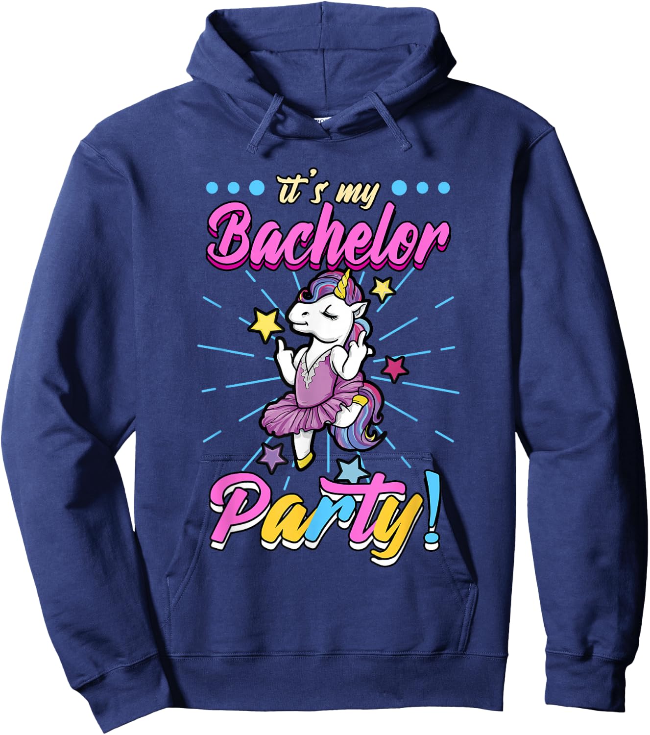 Its my bachelor party Groom Hoodie - Hoodie | Navy