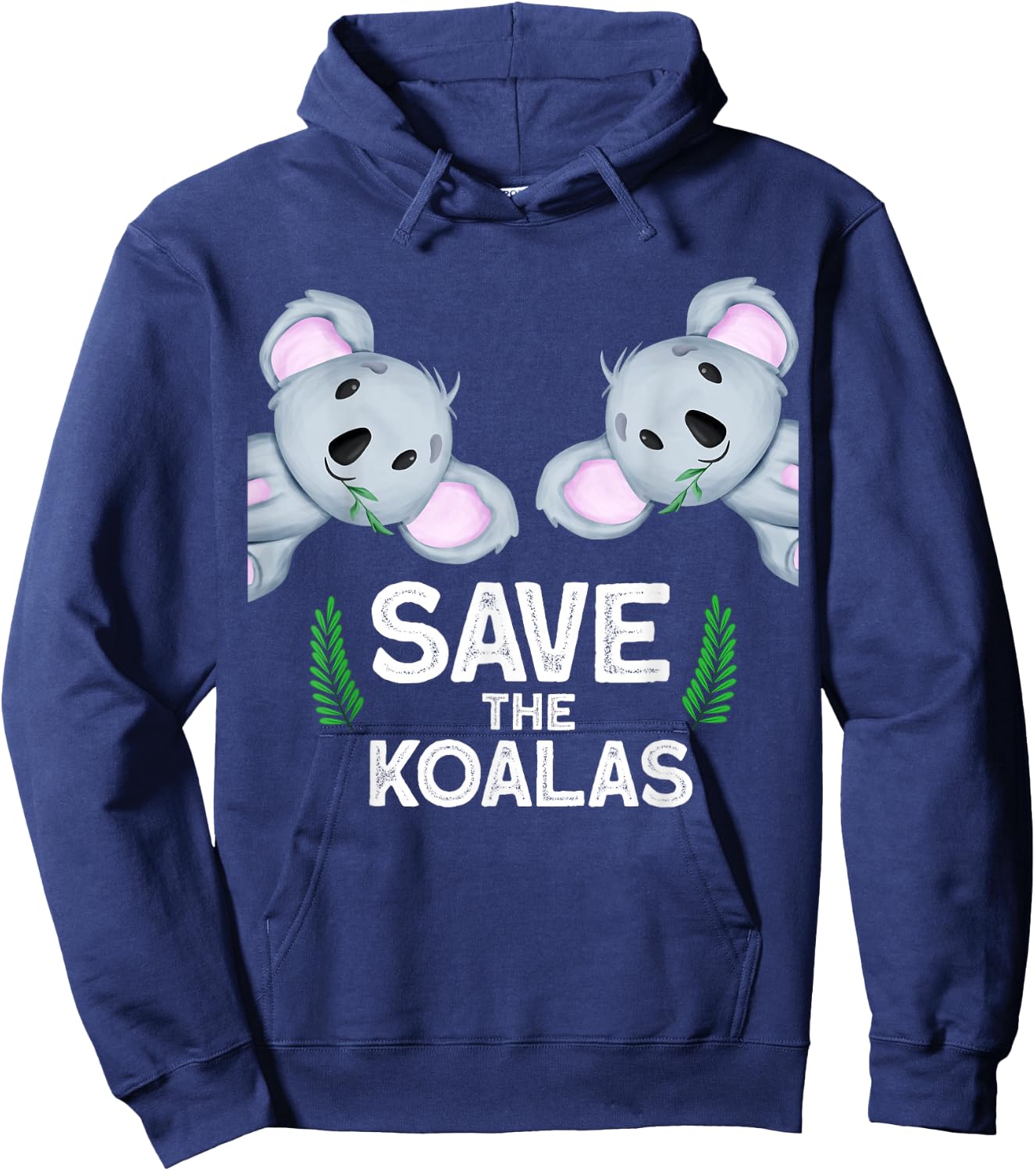 save the koalas Australia Nature Koala Hoodie - Hoodie | Navy
