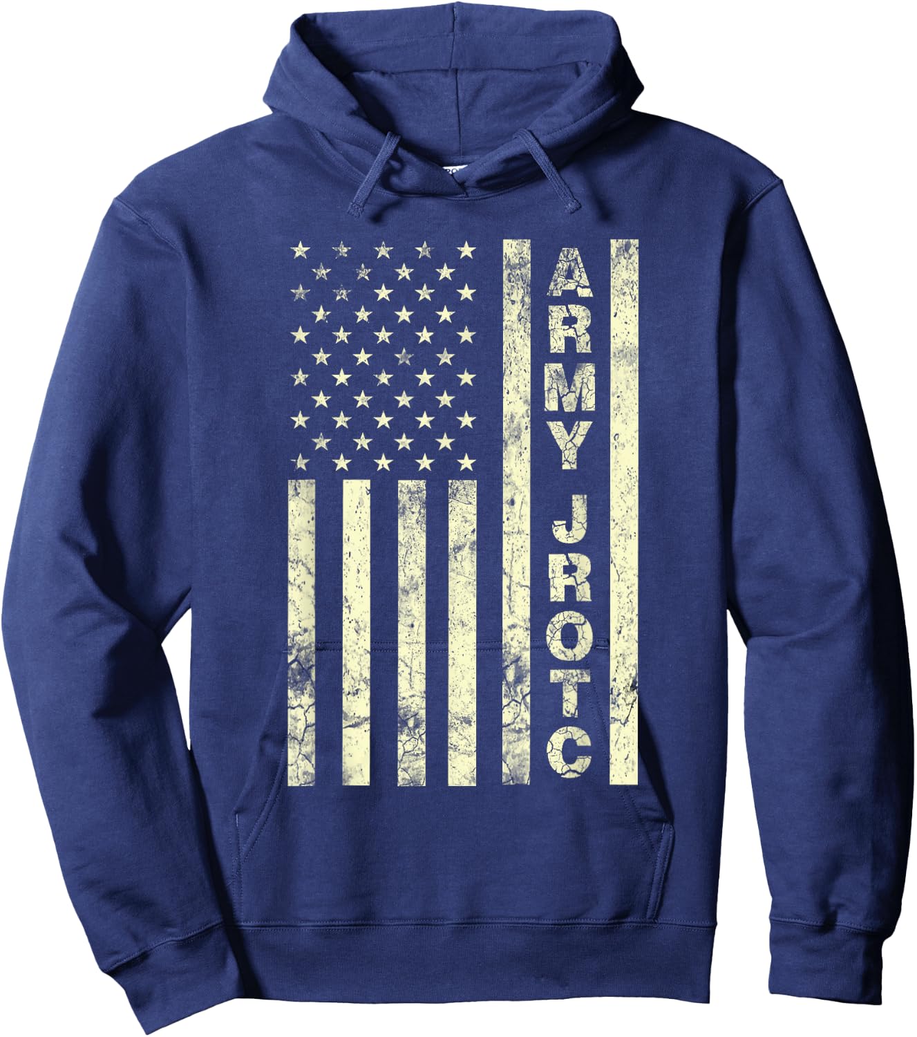 Cool United States Army USA Junior ROTC US Flag Army JROTC Hoodie - Hoodie | Navy
