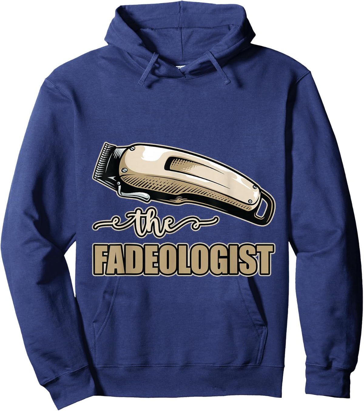 The Fadeologist Funny Barber Hairstyling Hairdresser Hoodie - Hoodie | Navy