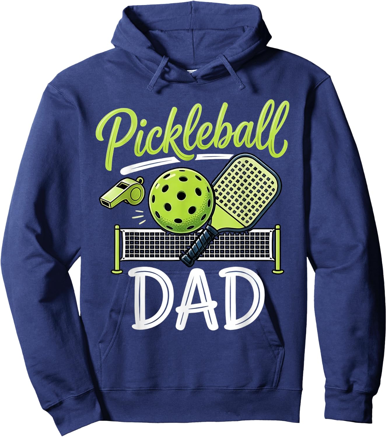 Pickleball Dad Matching Family Sport Game Day Father's Day Hoodie - Hoodie | Navy