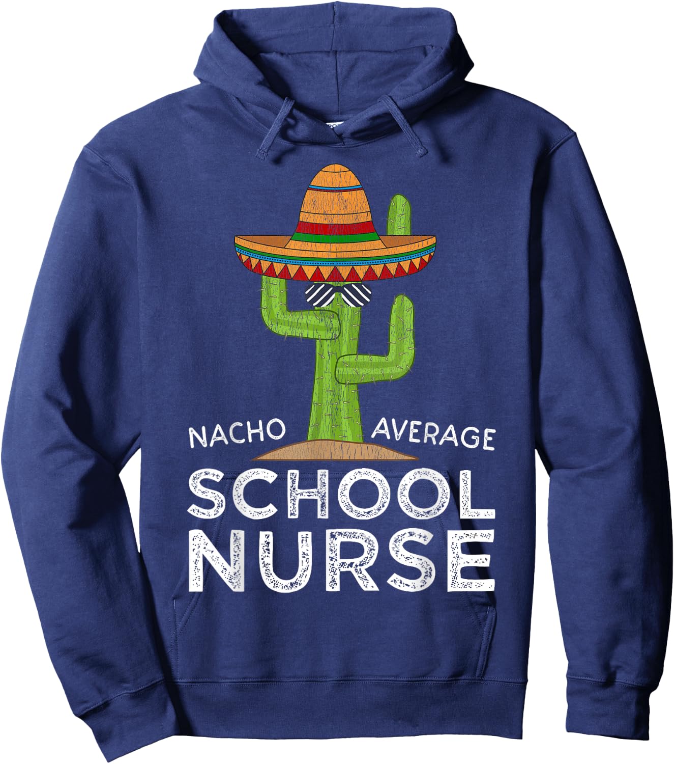 Fun Hilarious Funny School Nurse Hoodie - Hoodie | Navy
