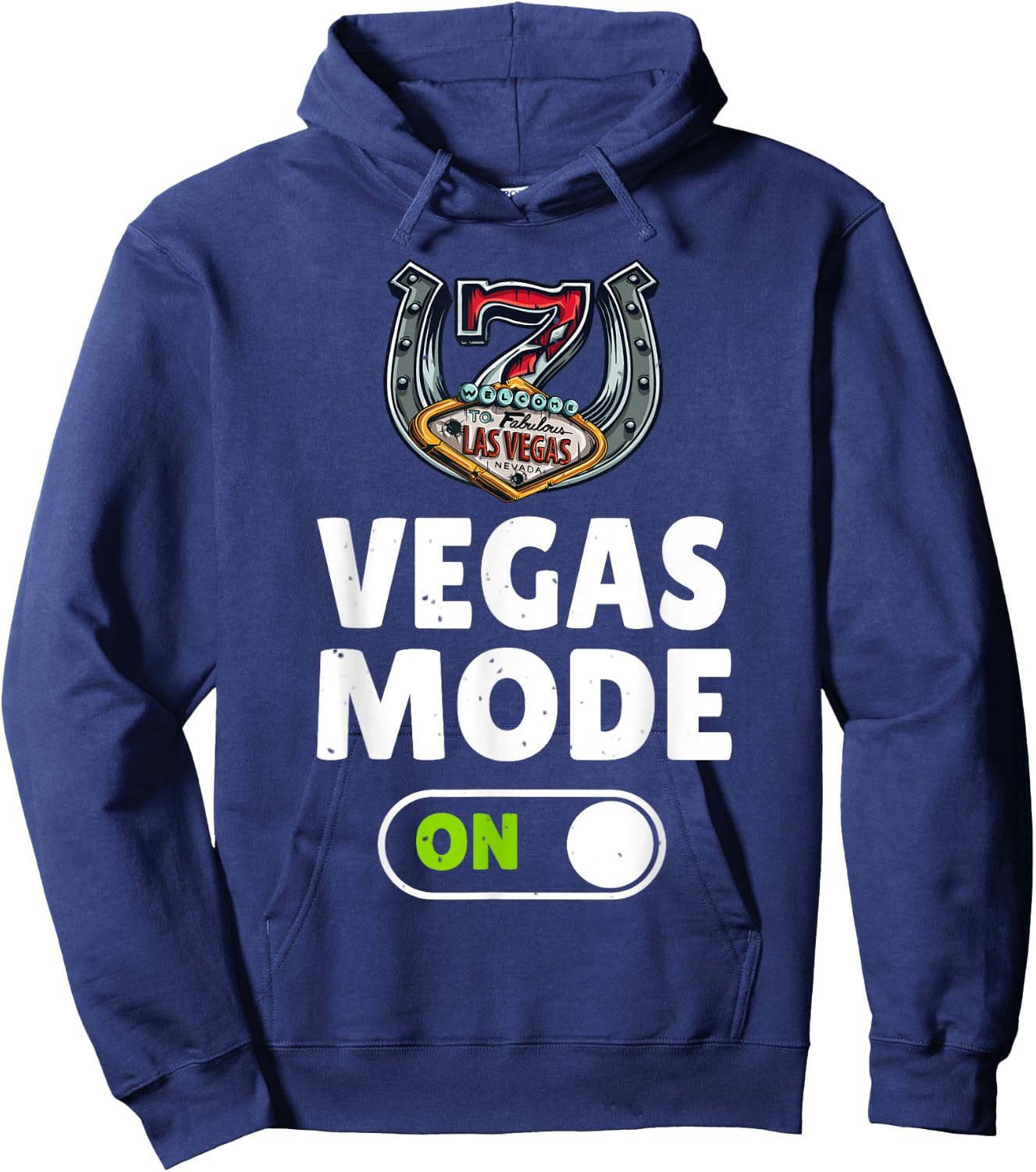 Las Vegas Women Men Vegas Mode Luck Souvenirs Vacation Hoodie - Hoodie | Navy