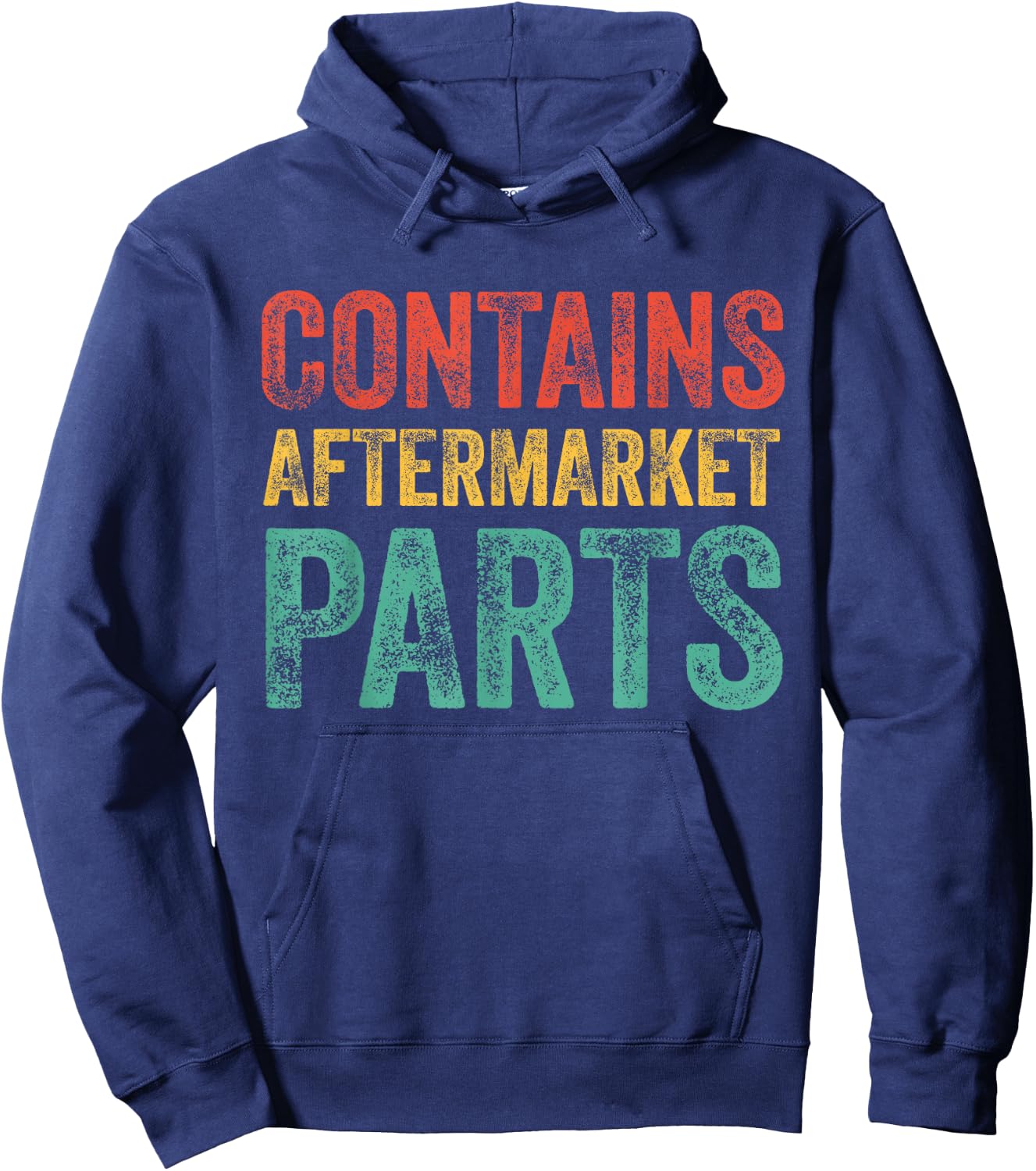 Contains Aftermarket Parts Funny Leg Amputation Prosthesis Hoodie - Hoodie | Navy