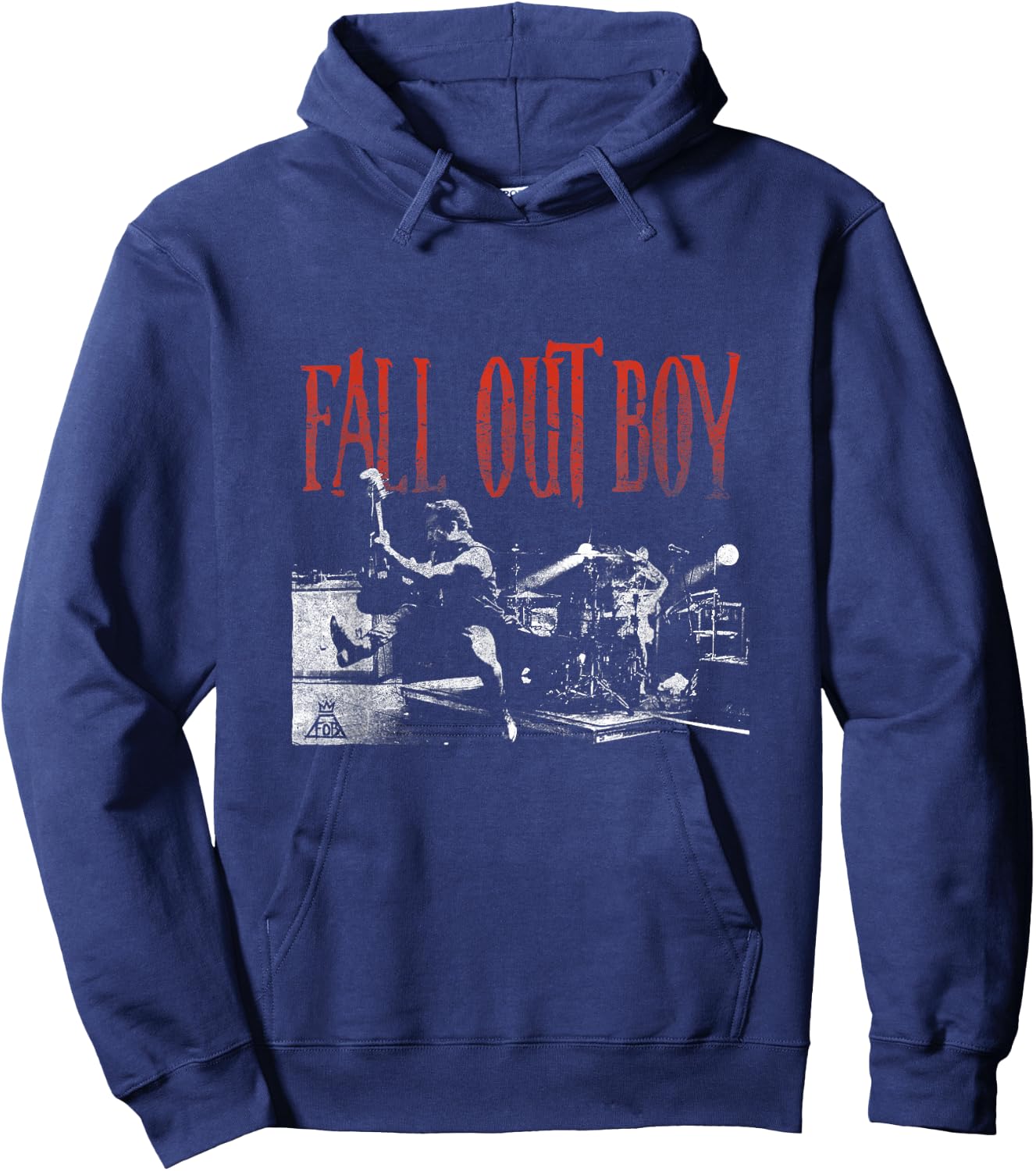 Fall Out Boy - Live Photo Hoodie - Hoodie | Navy