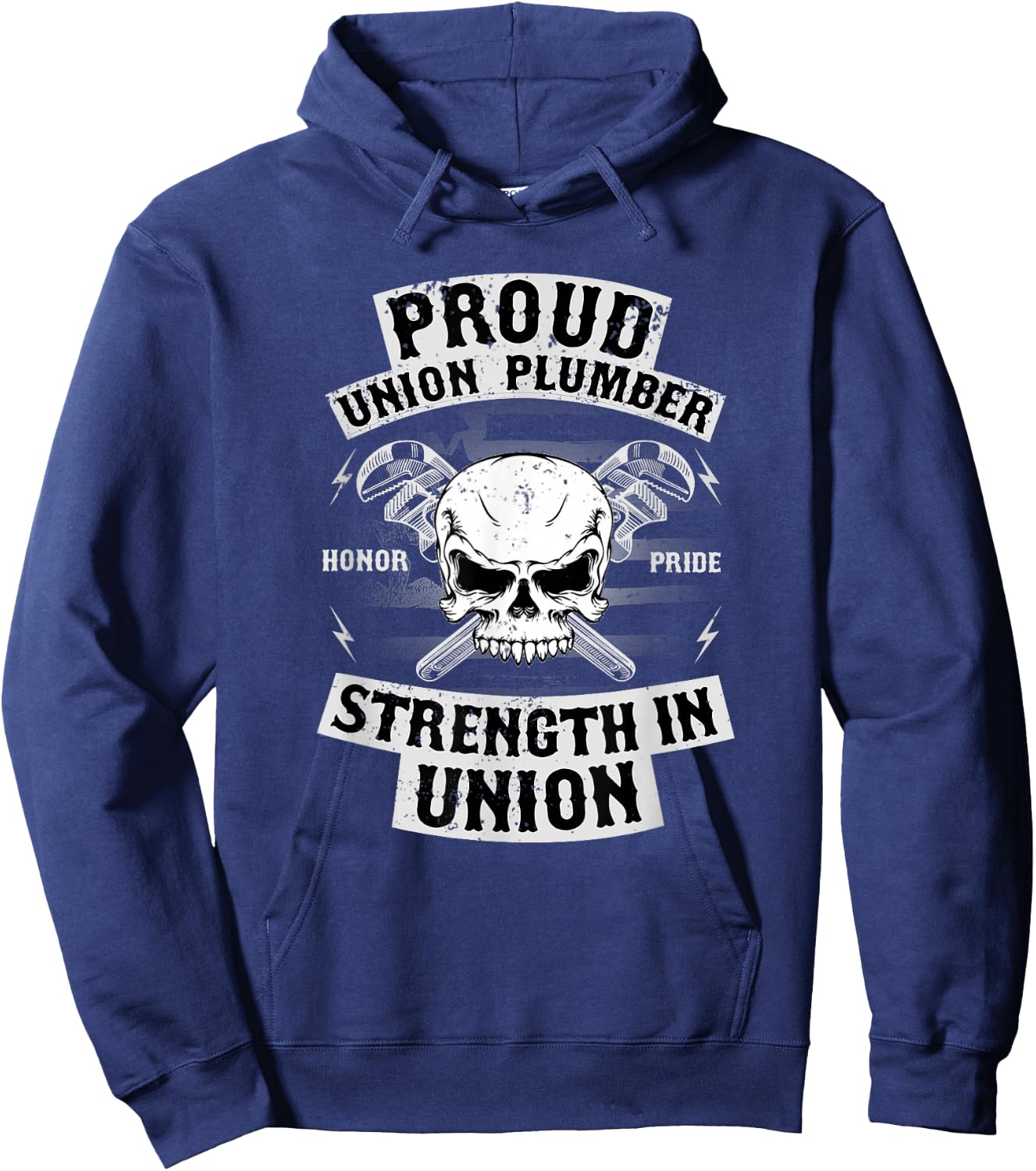 Union Plumber Shirt Union Pride Pipefitter T Shirts Hoodie - Hoodie | Navy