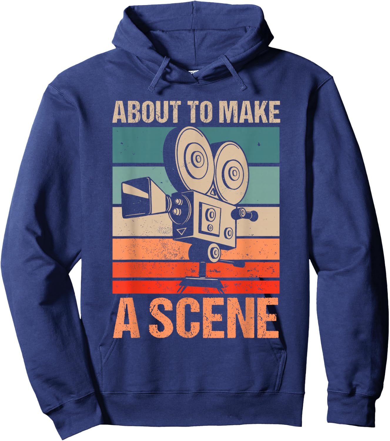 Short Film Writer Movie Maker Cinematographer Editor Hoodie - Hoodie | Navy