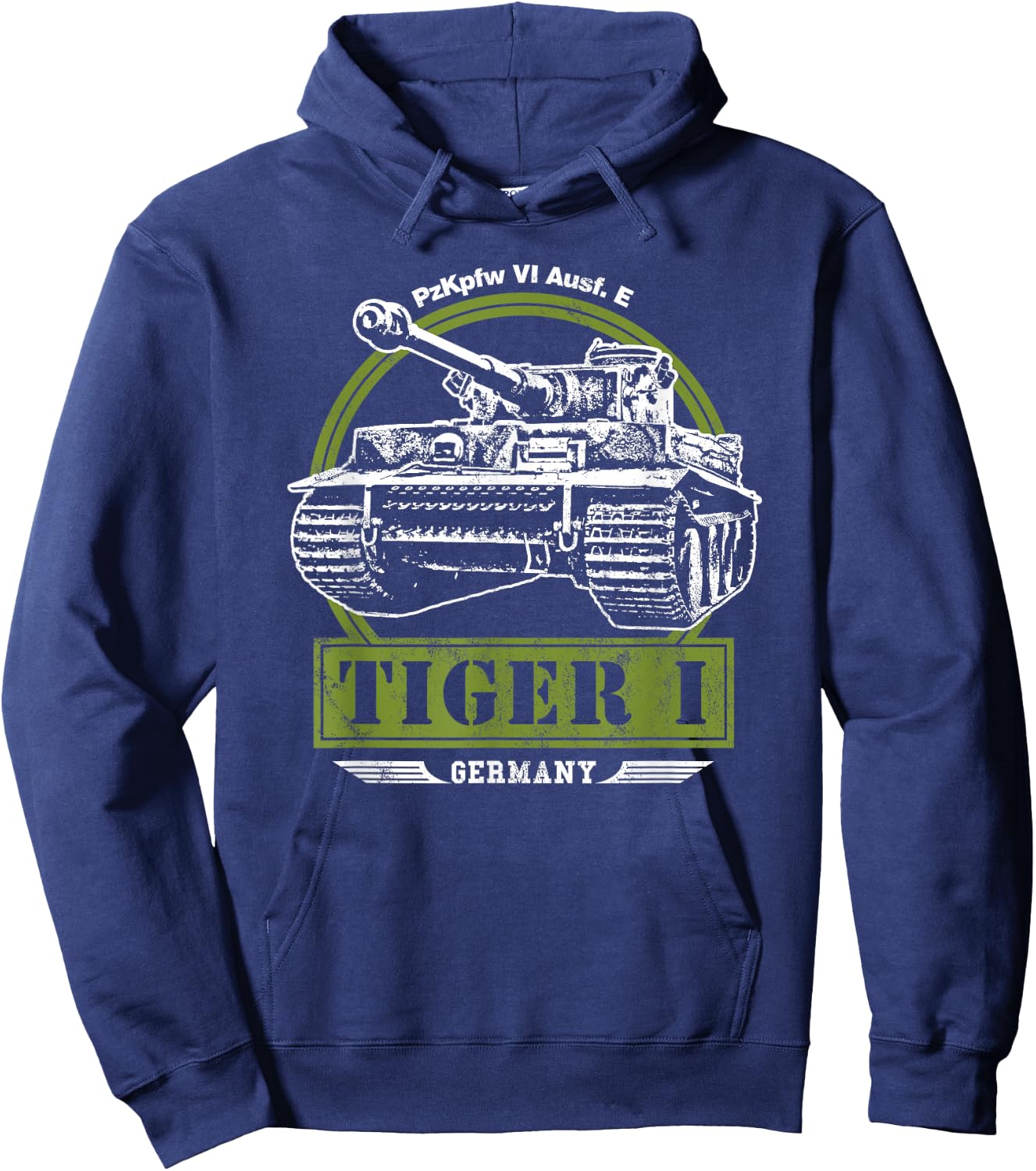 Tiger I WW2 Tank Hoodie - Hoodie | Navy