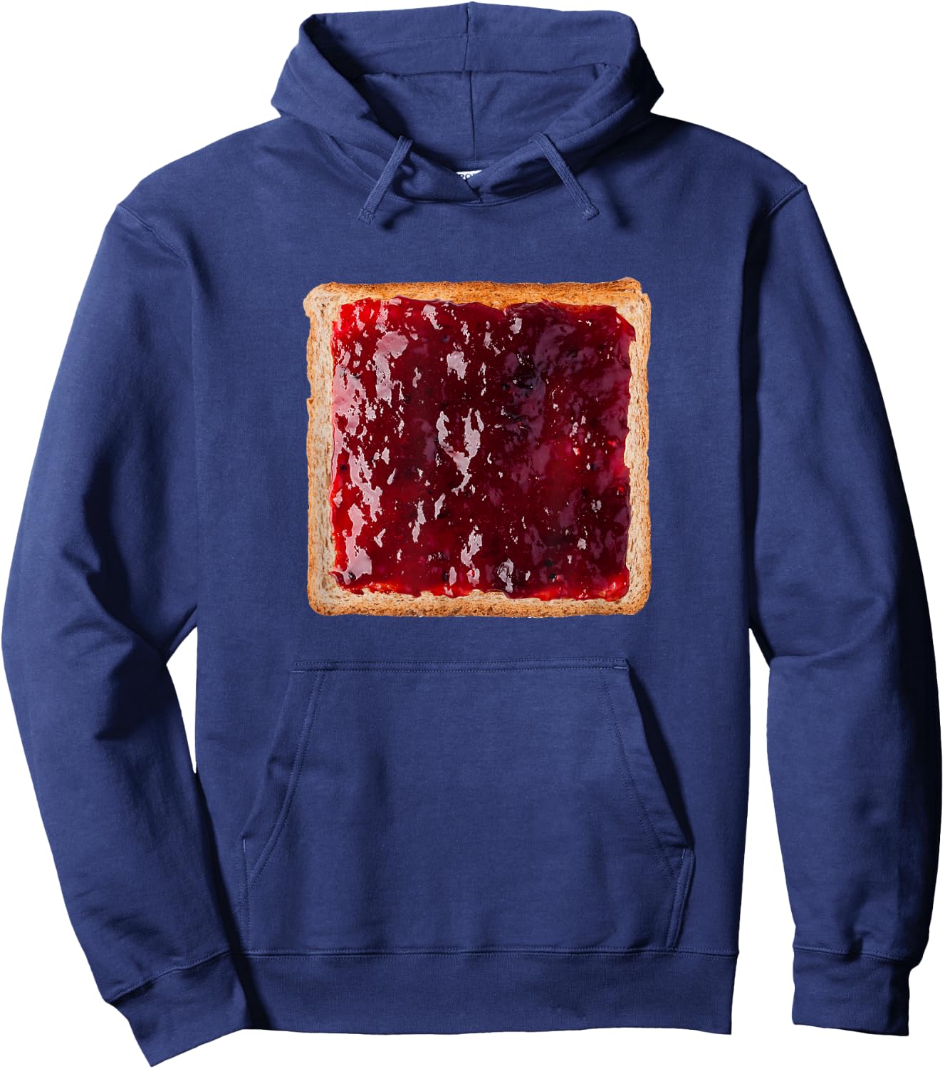Peanut Butter & Jelly Sandwich Couple Costume Shirt Hoodie - Hoodie | Navy