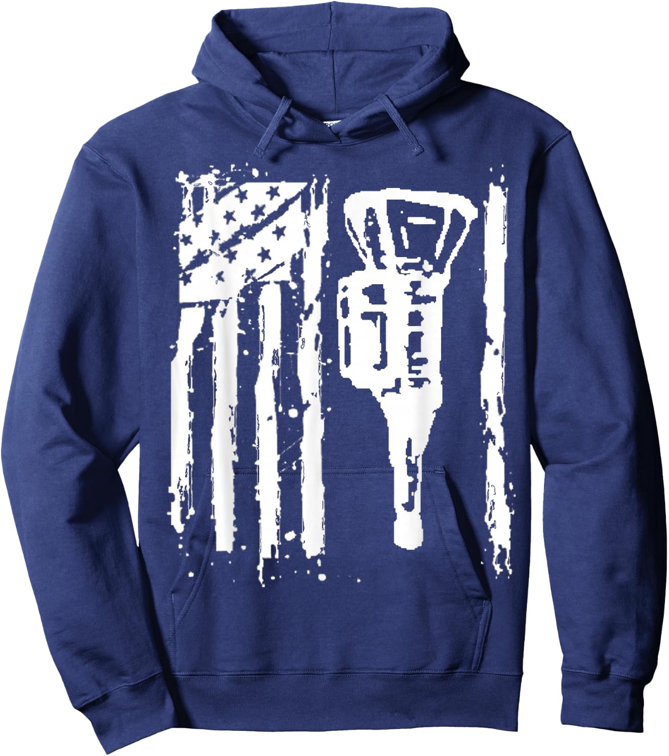 Transmission Mechanic Flag T Shirt Gift Transmission Repair Hoodie - Hoodie | Navy