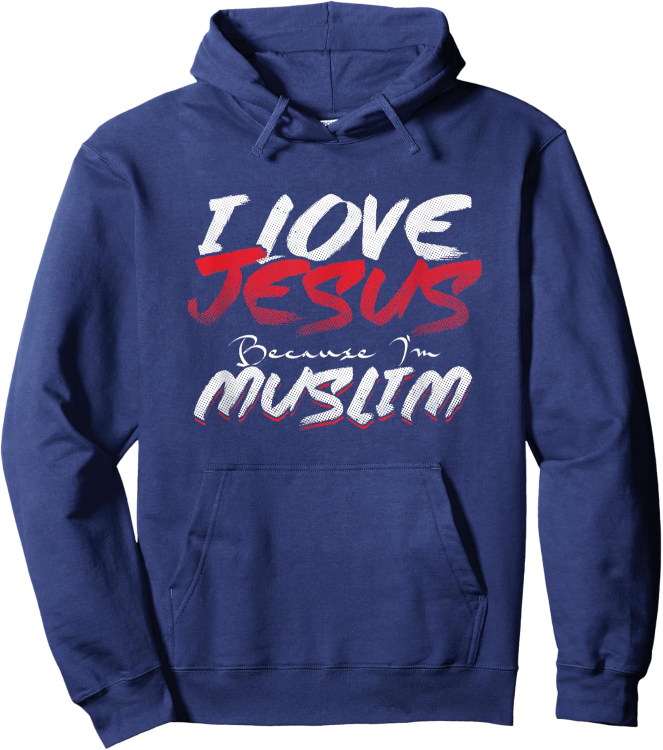 Jesus Christ Muslim God Love Allah Muslim Islam Gift Hoodie - Hoodie | Navy