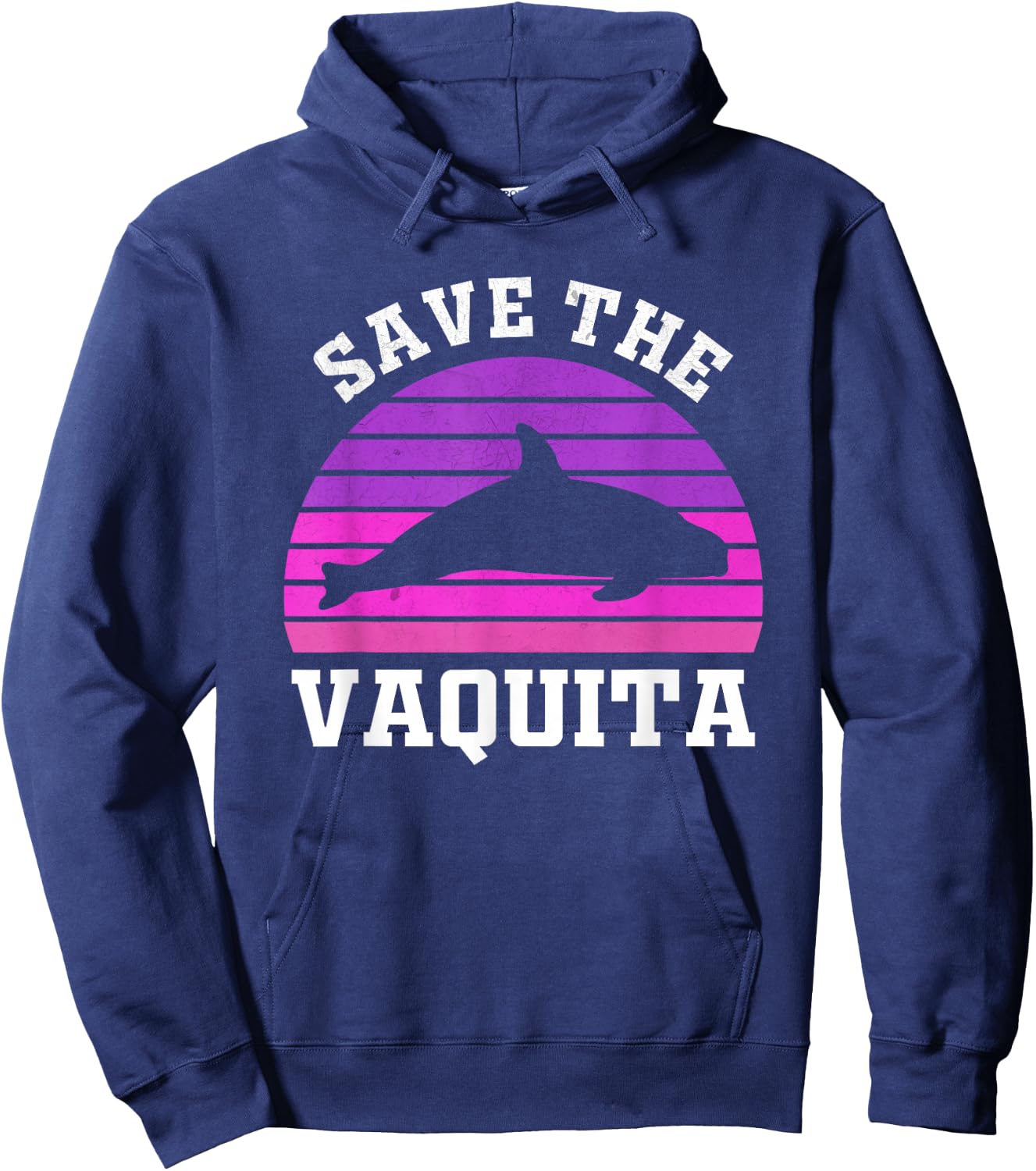 Save The Vaquita Hoodie - Hoodie | Navy