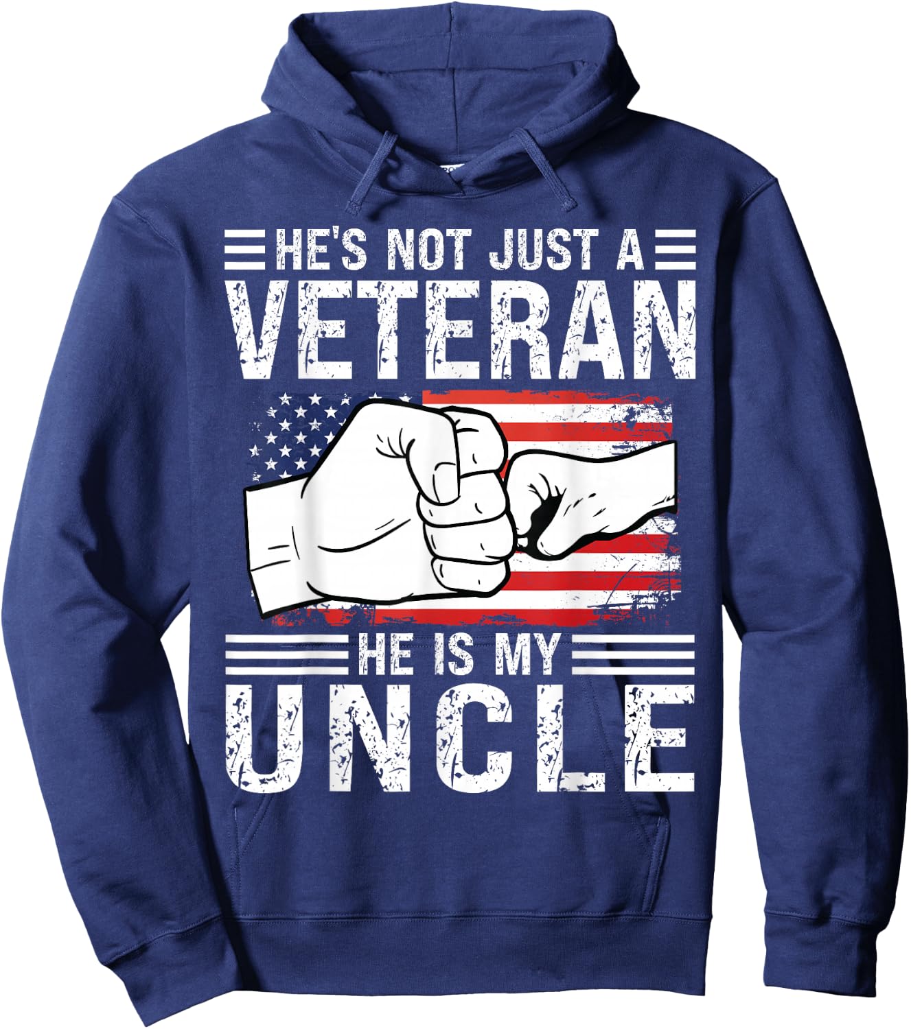 Gift Godfather -Adults -Kids Black Small Classic Fit Short Sleeve Veteran Hoodie - Hoodie | Navy