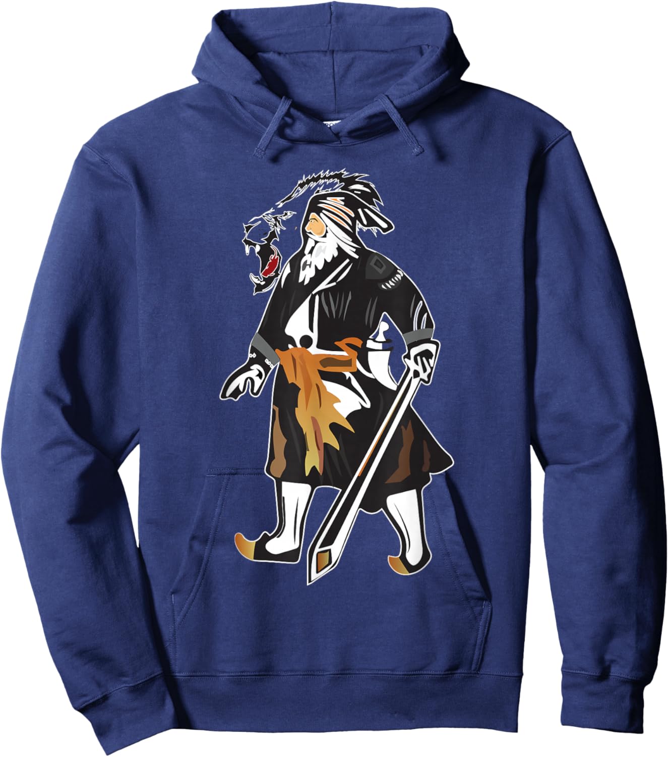 Sikh Martyr Baba Deep Singh Shahid Roaring Lion Hoodie - Hoodie | Navy
