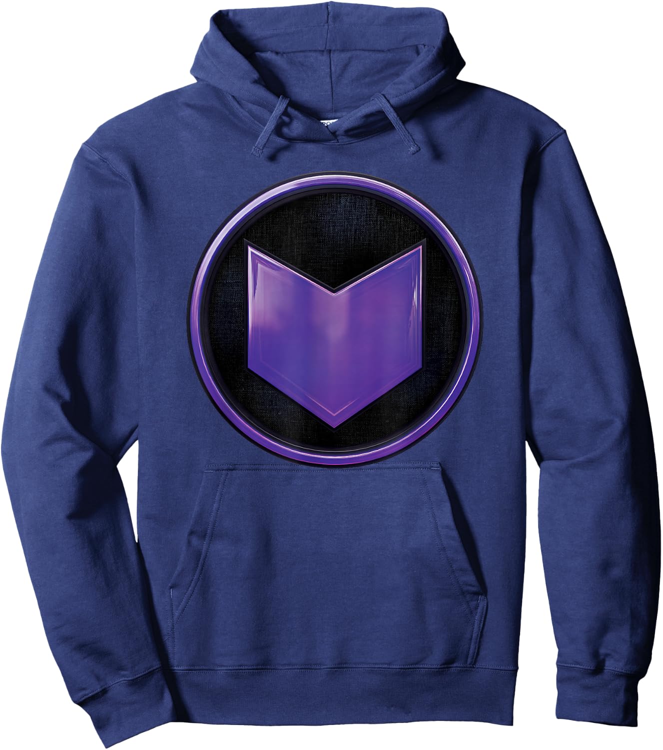 Marvel Hawkeye Purple Arrow Logo Hoodie - Hoodie | Navy
