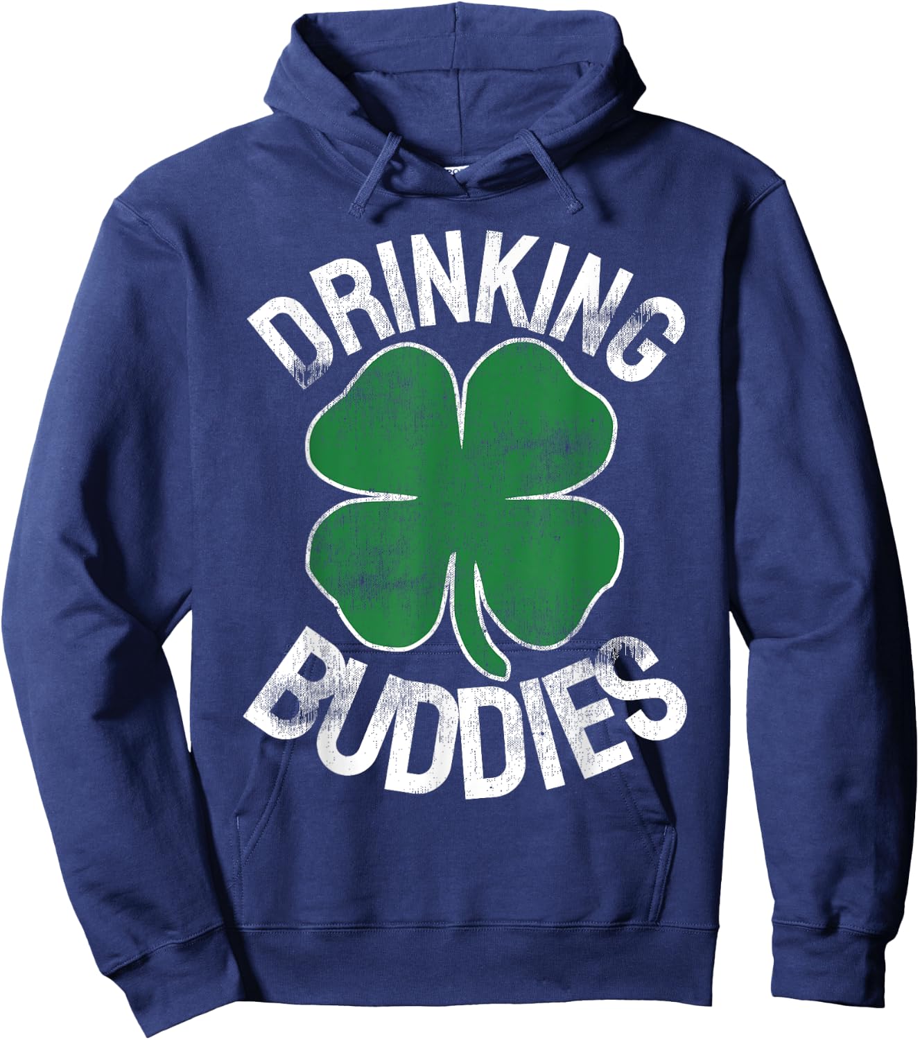 Drinking Buddies Funny St. Patrick's Day Beer Matching Drunk Hoodie - Hoodie | Navy