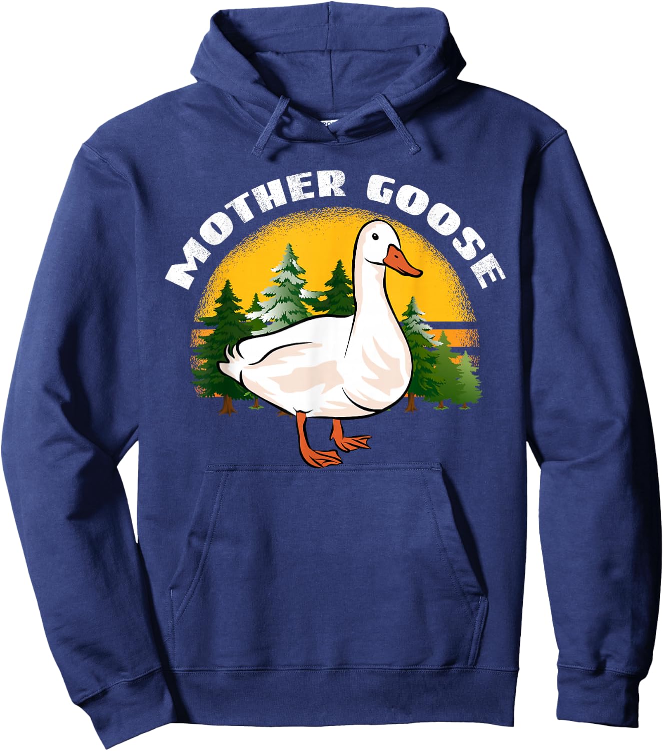 Goose Mother Duck Costume Animal Lover Hoodie - Hoodie | Navy