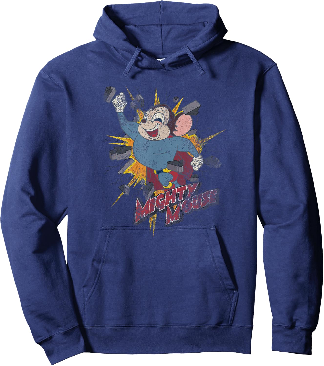 Mighty Mouse Break Through Hoodie - Hoodie | Navy