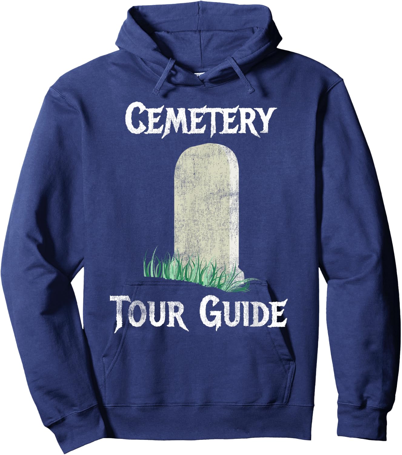Cemetery Tour Guide Tombstone Graveyard Enthusiasts Hoodie - Hoodie | Navy
