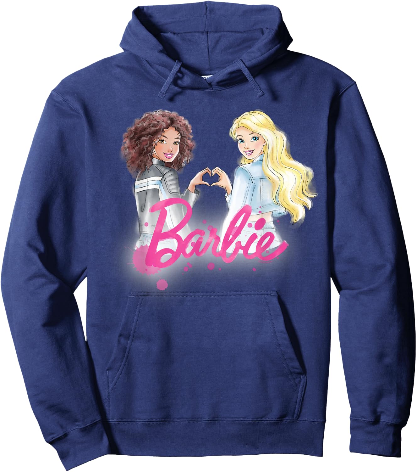 Barbie - BFF Heart Hoodie - Hoodie | Navy