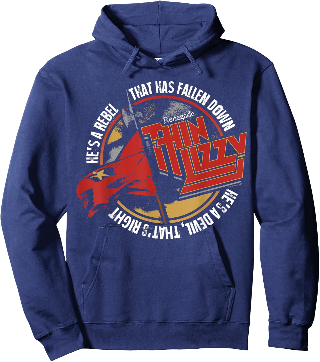 Thin Lizzy – Renegade Hoodie - Hoodie | Navy