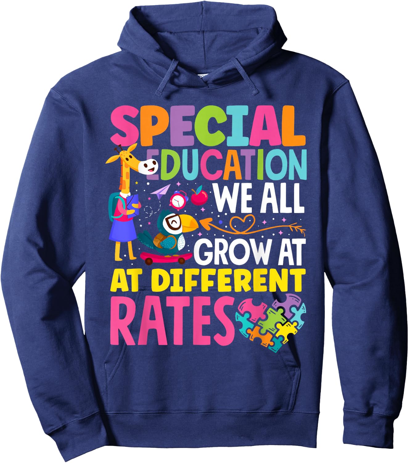 Paraeducator Paraprofessional SPED Teacher Special Education Hoodie - Hoodie | Navy