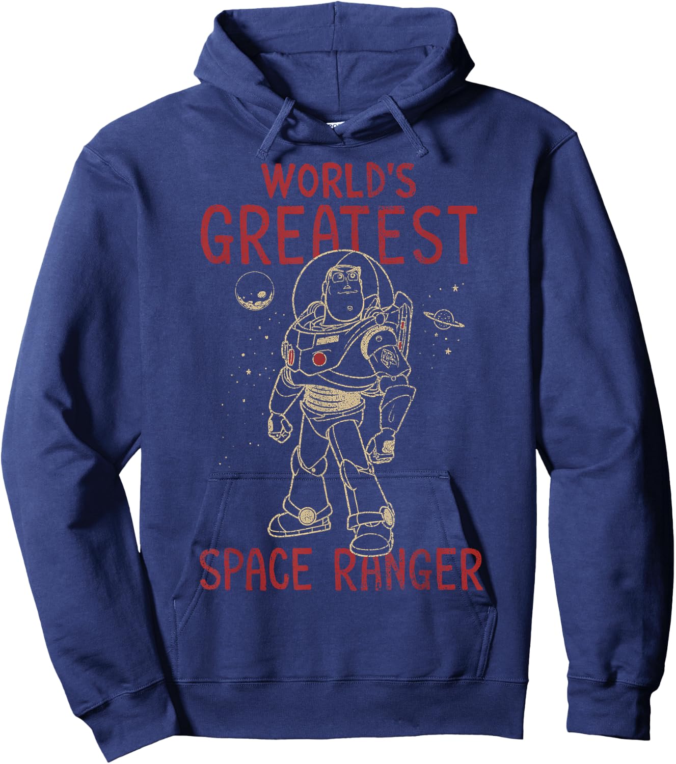 Disney Pixar Toy Story Buzz World's Greatest Space Ranger Hoodie - Hoodie | Navy