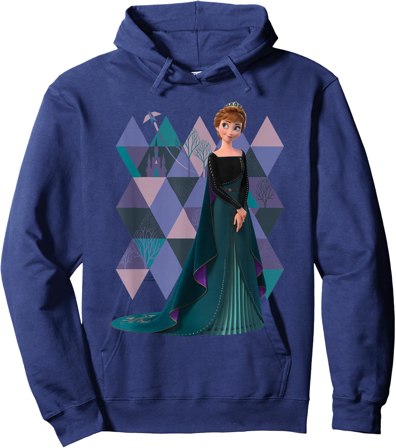 Disney Frozen 2 Queen Anna of Arendelle Hoodie - Hoodie | Navy