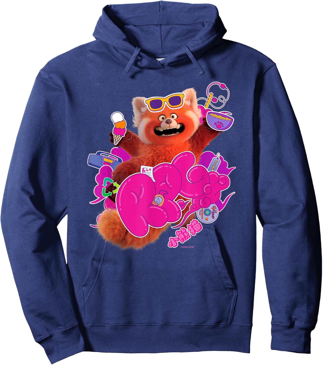 Disney and Pixar’s Turning Red RPG Cute Panda Hoodie - Hoodie | Navy