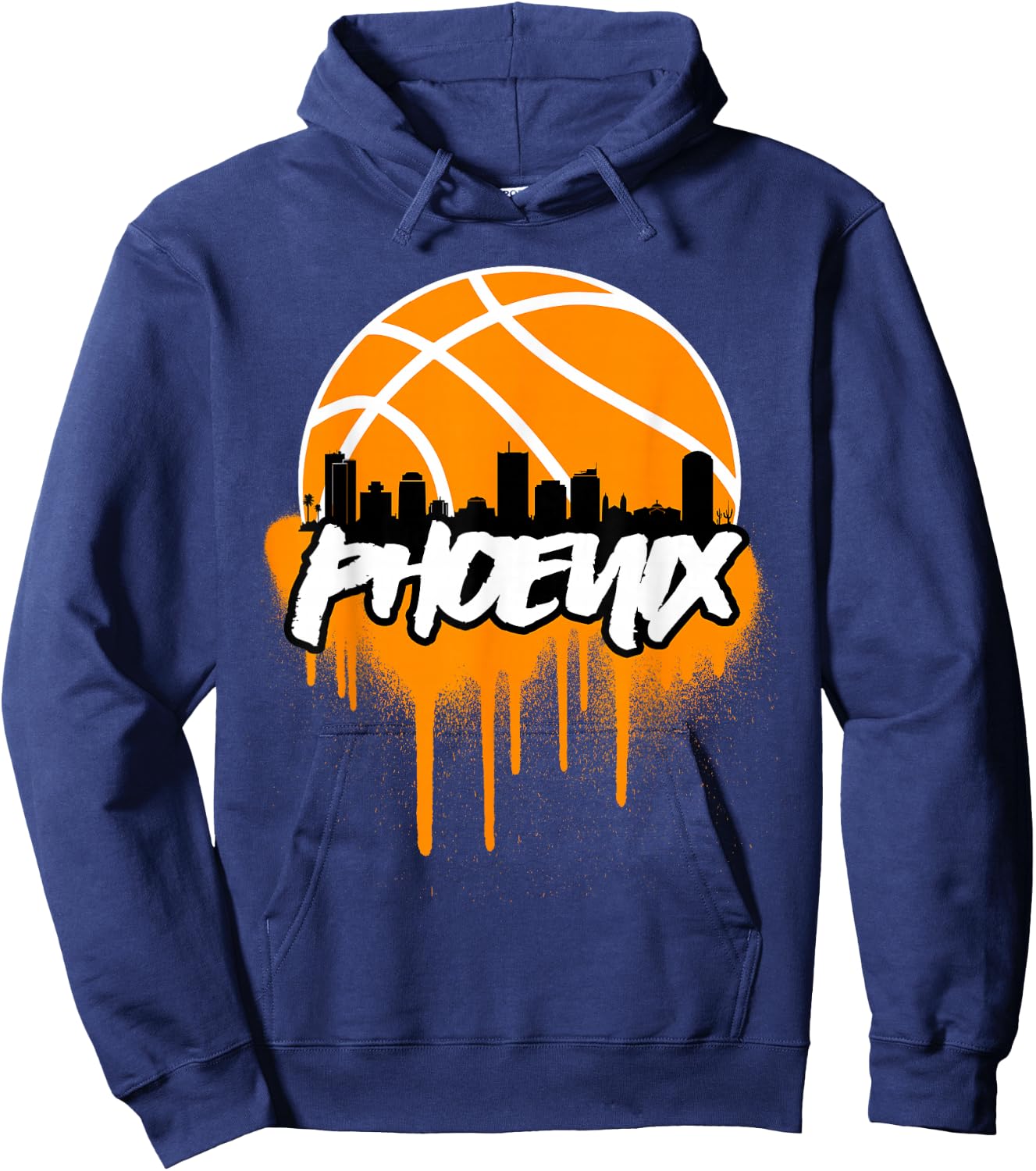 PHX Basketball Hoodie - Hoodie | Navy