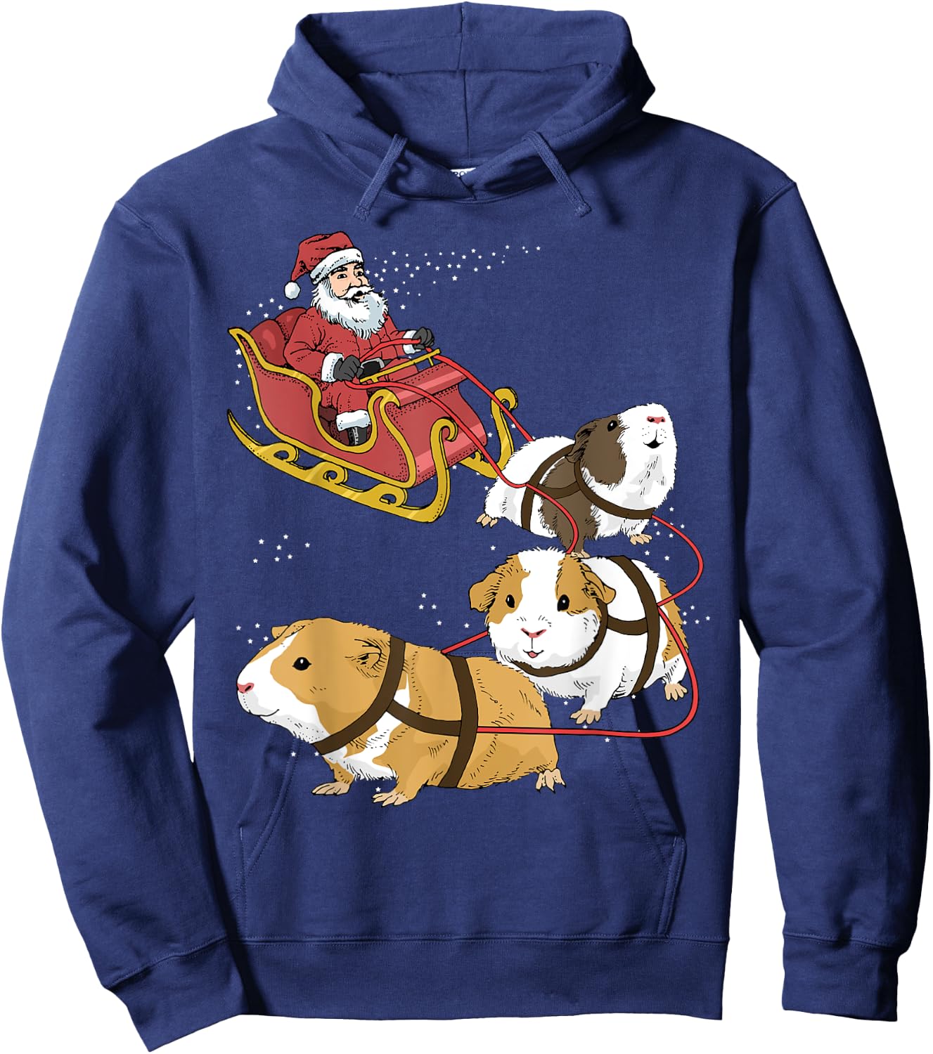 Guinea pigs Christmas Hoodie - Hoodie | Navy