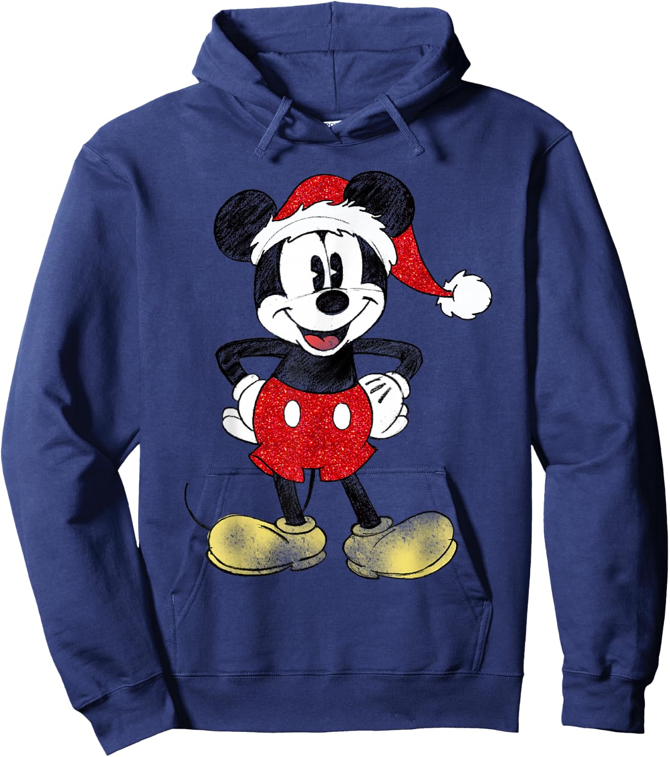 Disney - Christmas Mickey Mouse Hoodie - Hoodie | Navy