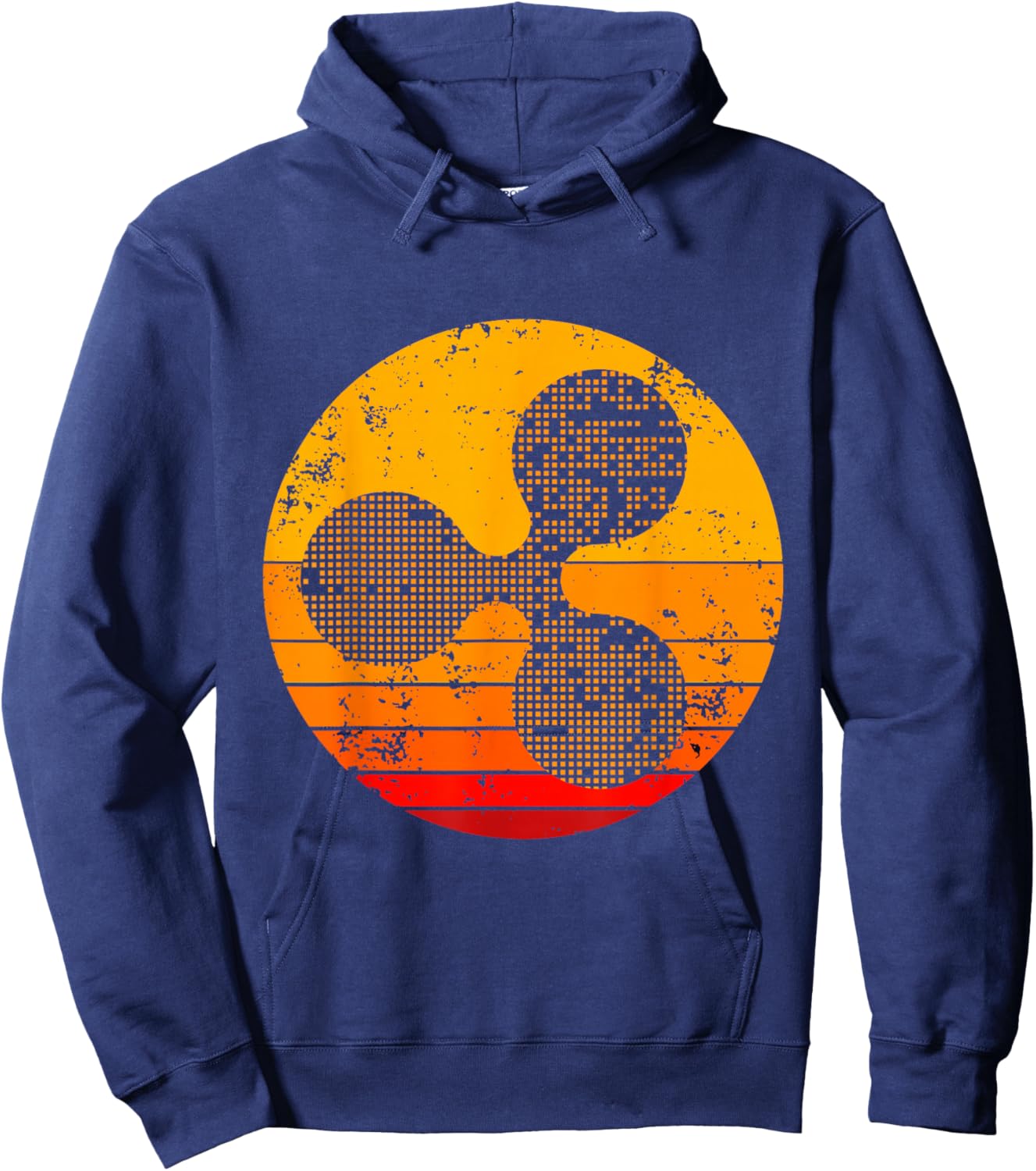 Ripple XRP Blockchain Money Cryptocurrency Money Gift Hoodie - Hoodie | Navy