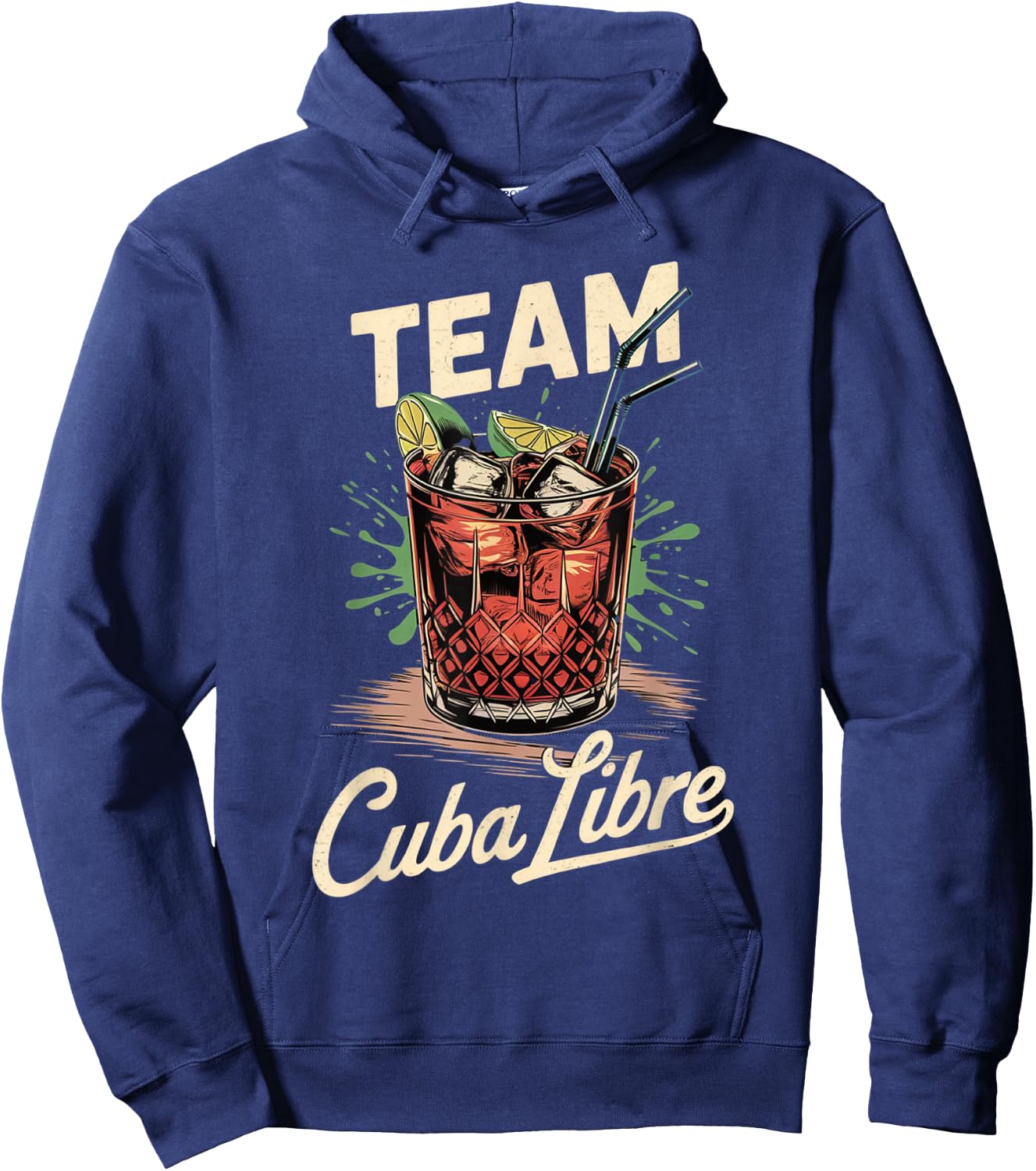 Hen Party Team Cuba Libre Cocktail for Bartender Hoodie - Hoodie | Navy