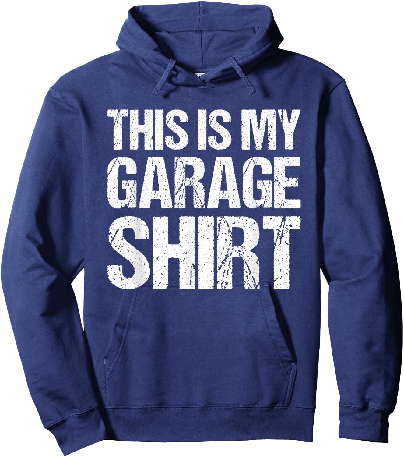 This Is My Garage Shirt Auto Mechanic Project Car Builder Hoodie - Hoodie | Navy