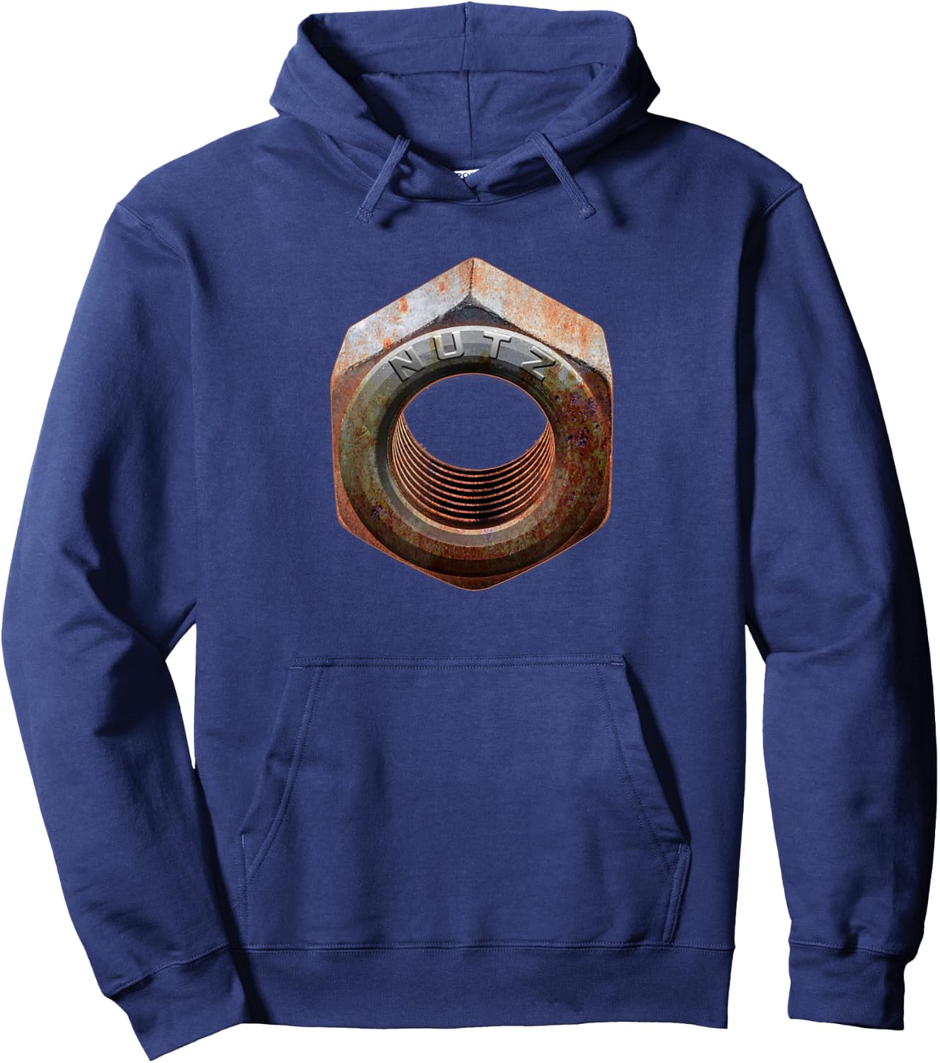 Rusty Old Nuts and Bolts Hoodie - Hoodie | Navy