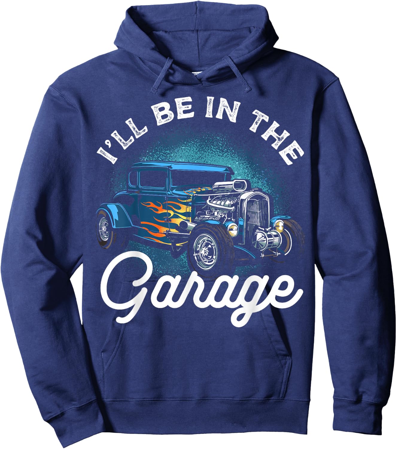 Vintage Classic Cars Automobile Car Show for Mechanics Hoodie - Hoodie | Navy