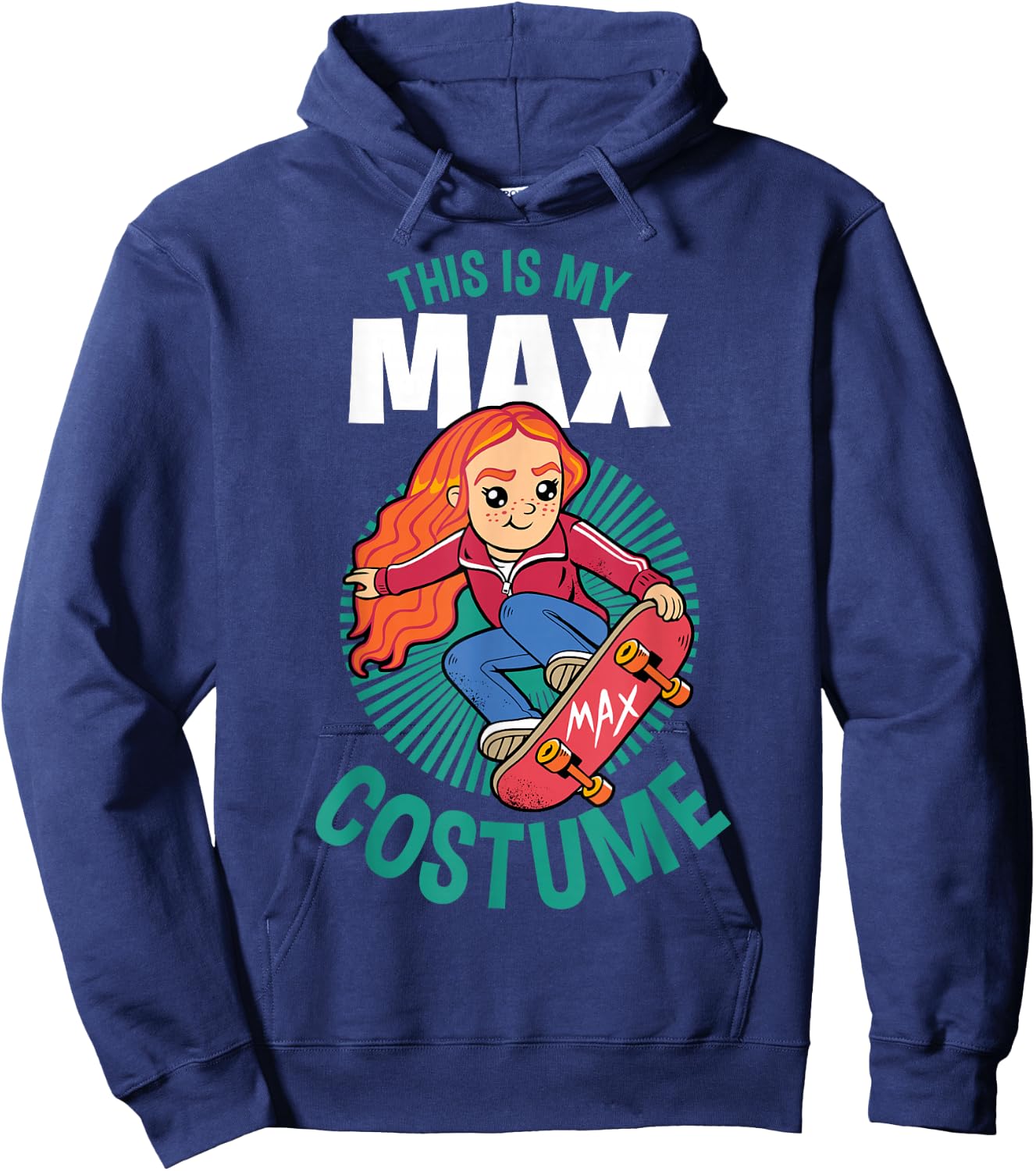 Stranger Things Halloween This Is My Max Costume Hoodie - Hoodie | Navy
