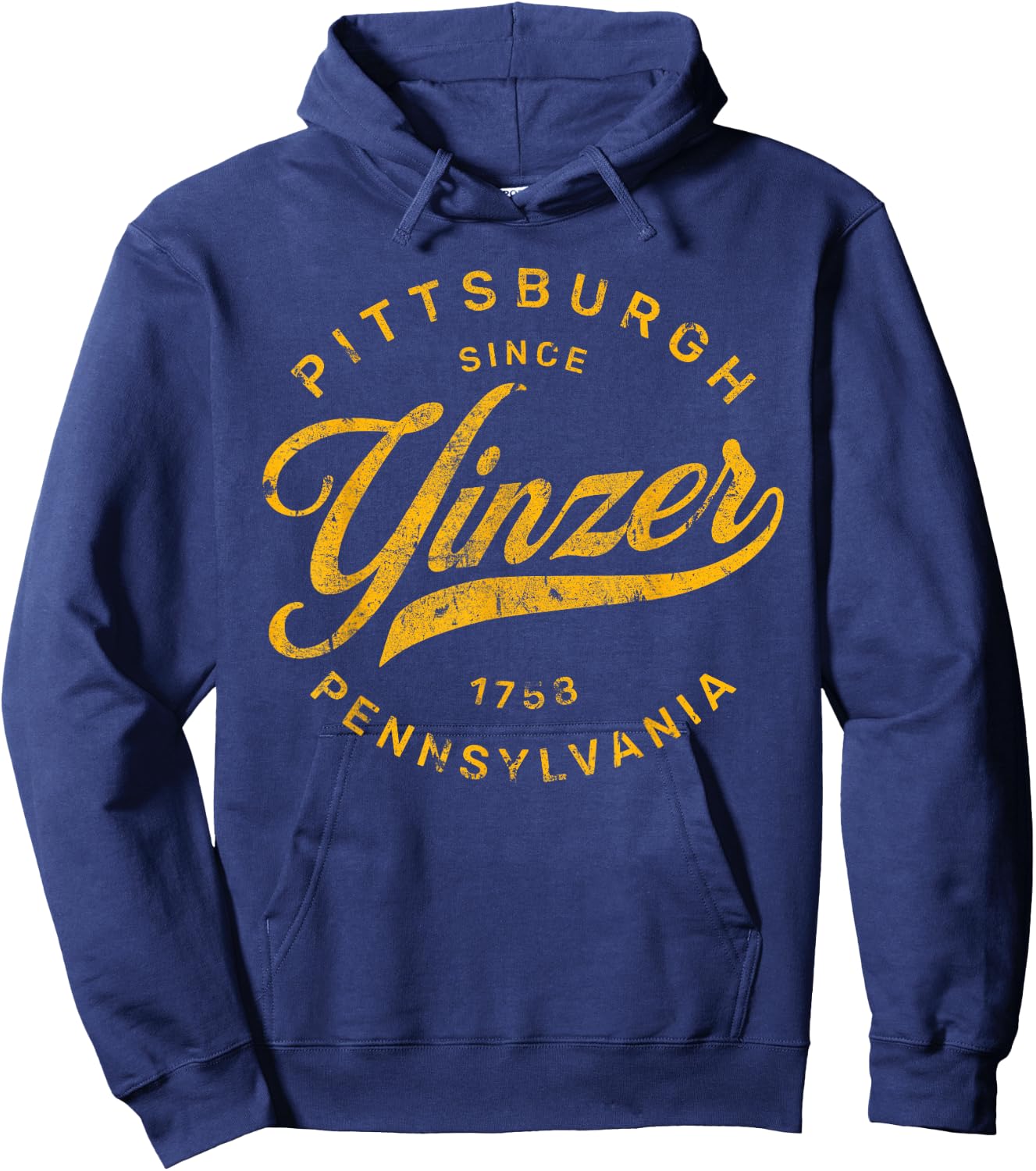 Pittsburgh Yinzer Pennsylvania Steel City Home Yinz Funny Hoodie - Hoodie | Navy