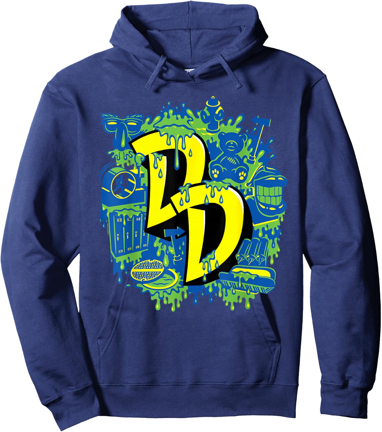 Double Dare DD Graffiti Hoodie - Hoodie | Navy
