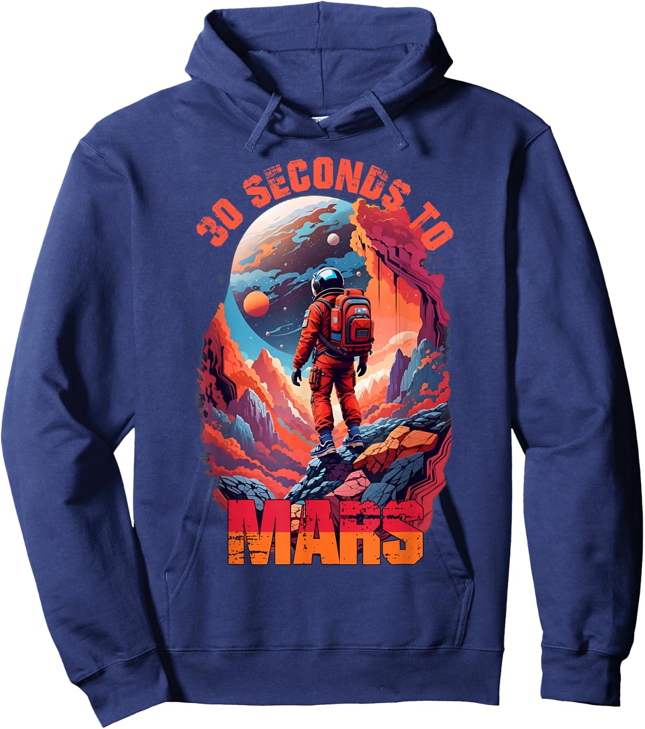 30 Seconds to Mars Hoodie - Hoodie | Navy