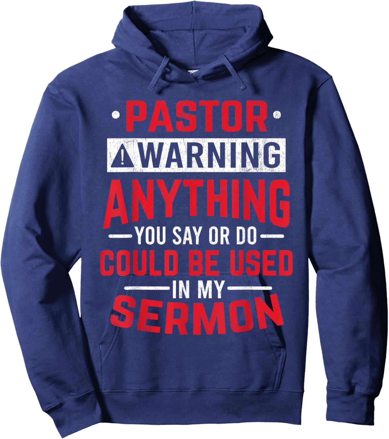 Pastor Could Be Used In Sermon Jesus Christian Hoodie - Hoodie | Navy