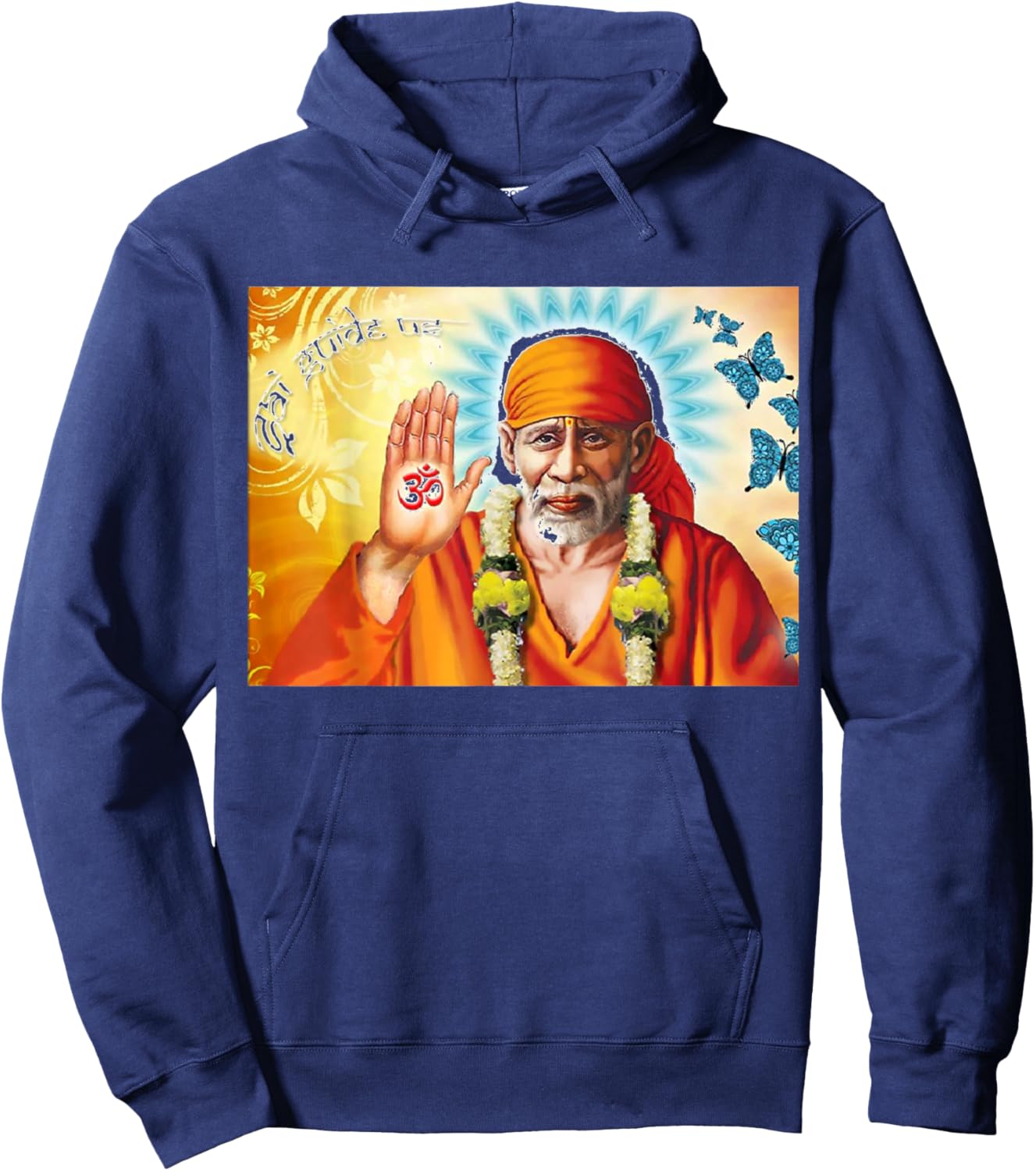 Om Sai ram, sai baba, shirdi sai Hoodie - Hoodie | Navy
