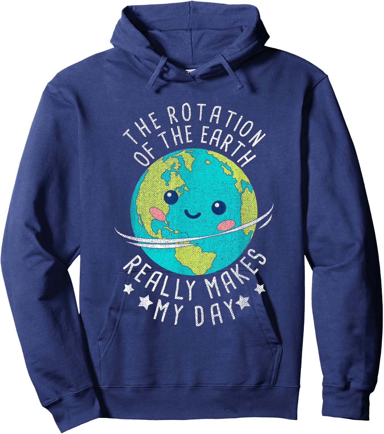 Gift Vegan Nature Earth Day Hoodie - Hoodie | Navy
