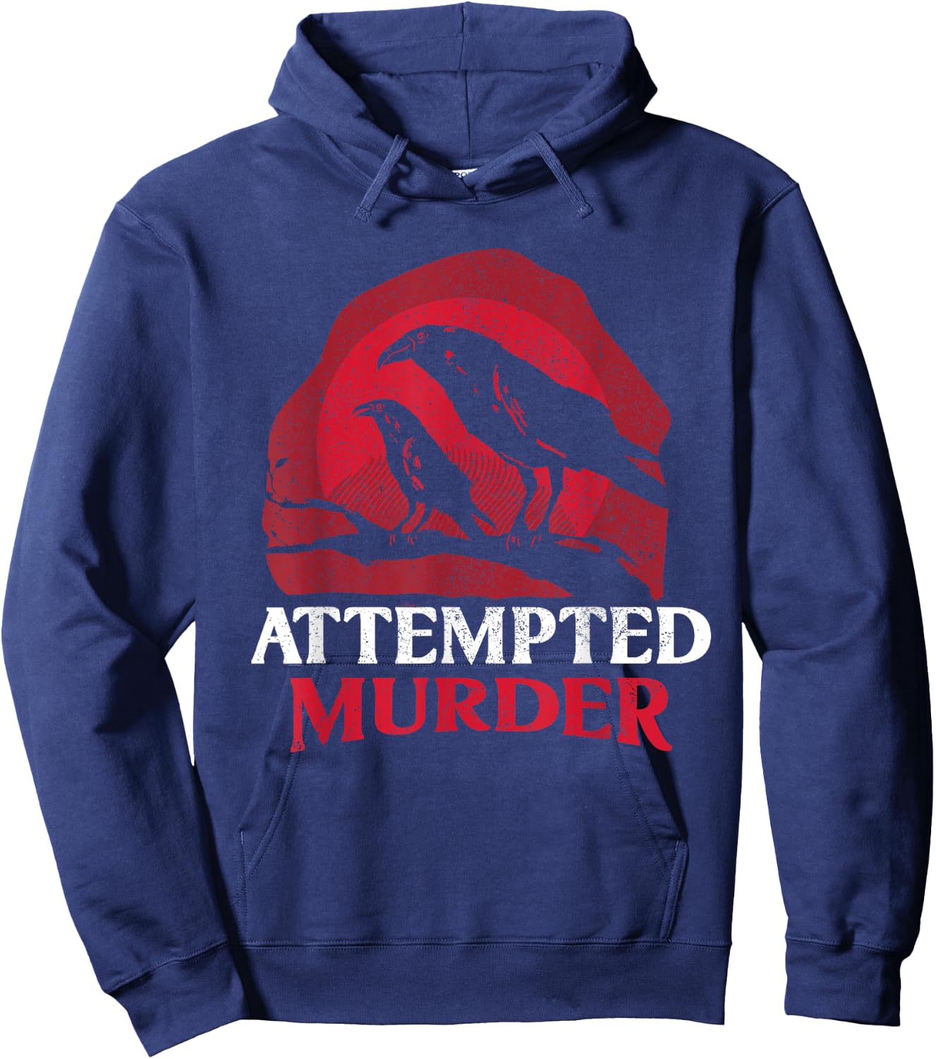 Attempted Murder Literature Hoodie - Hoodie | Navy