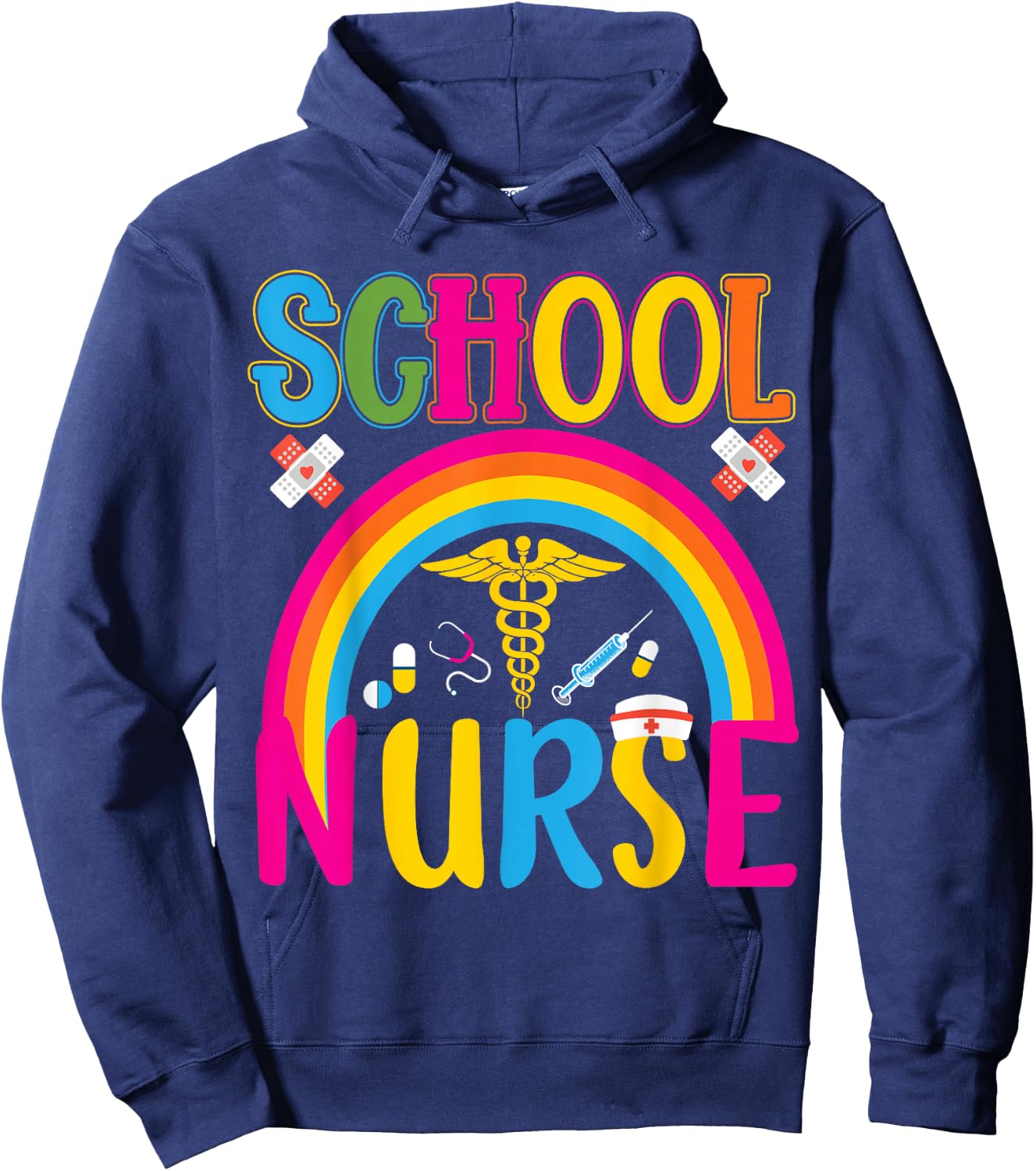 School Nurse | School Nurse Hoodie - Hoodie | Navy