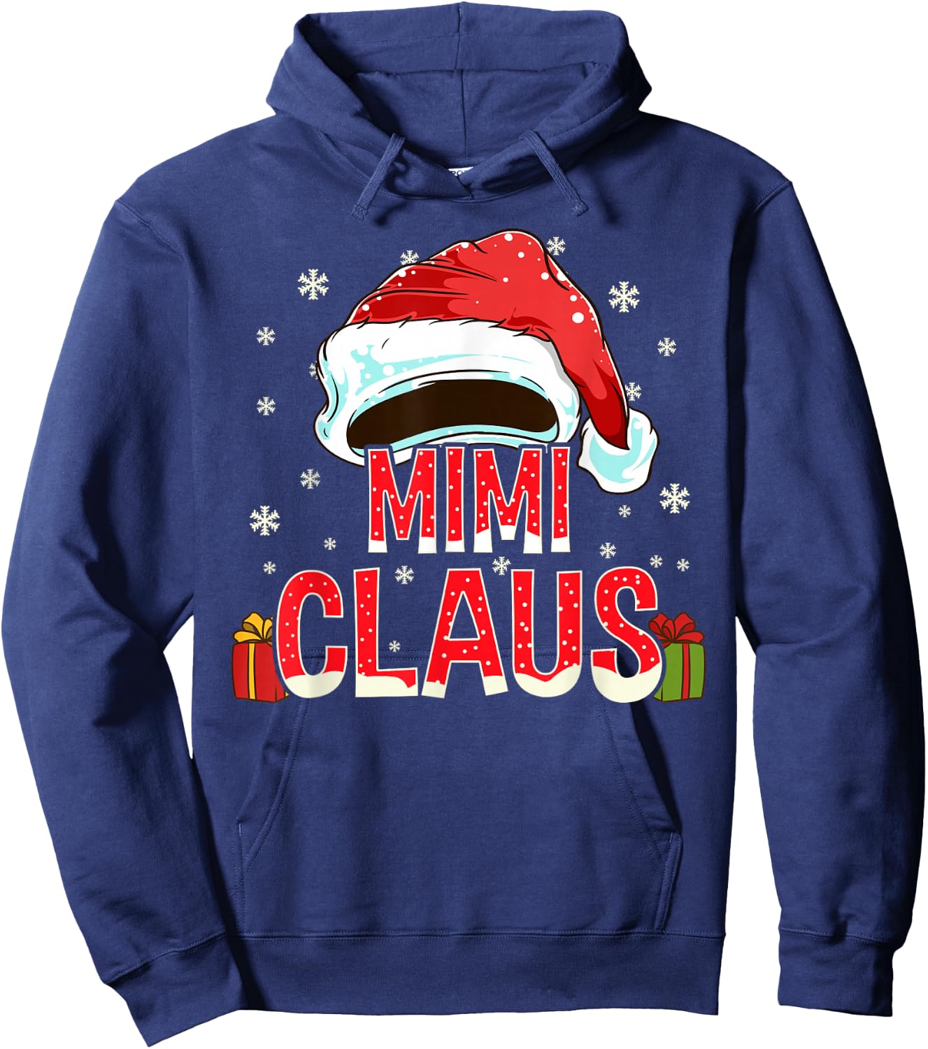 Mimi Claus Shirt Group Gifts Matching Family Christmas Hoodie - Hoodie | Navy