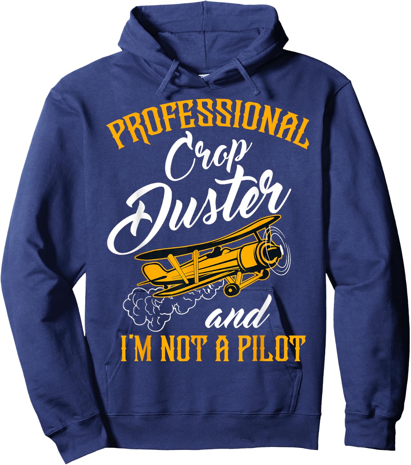 Crop Duster Pilot Specialist Professional Aerial Applicator Hoodie - Hoodie | Navy